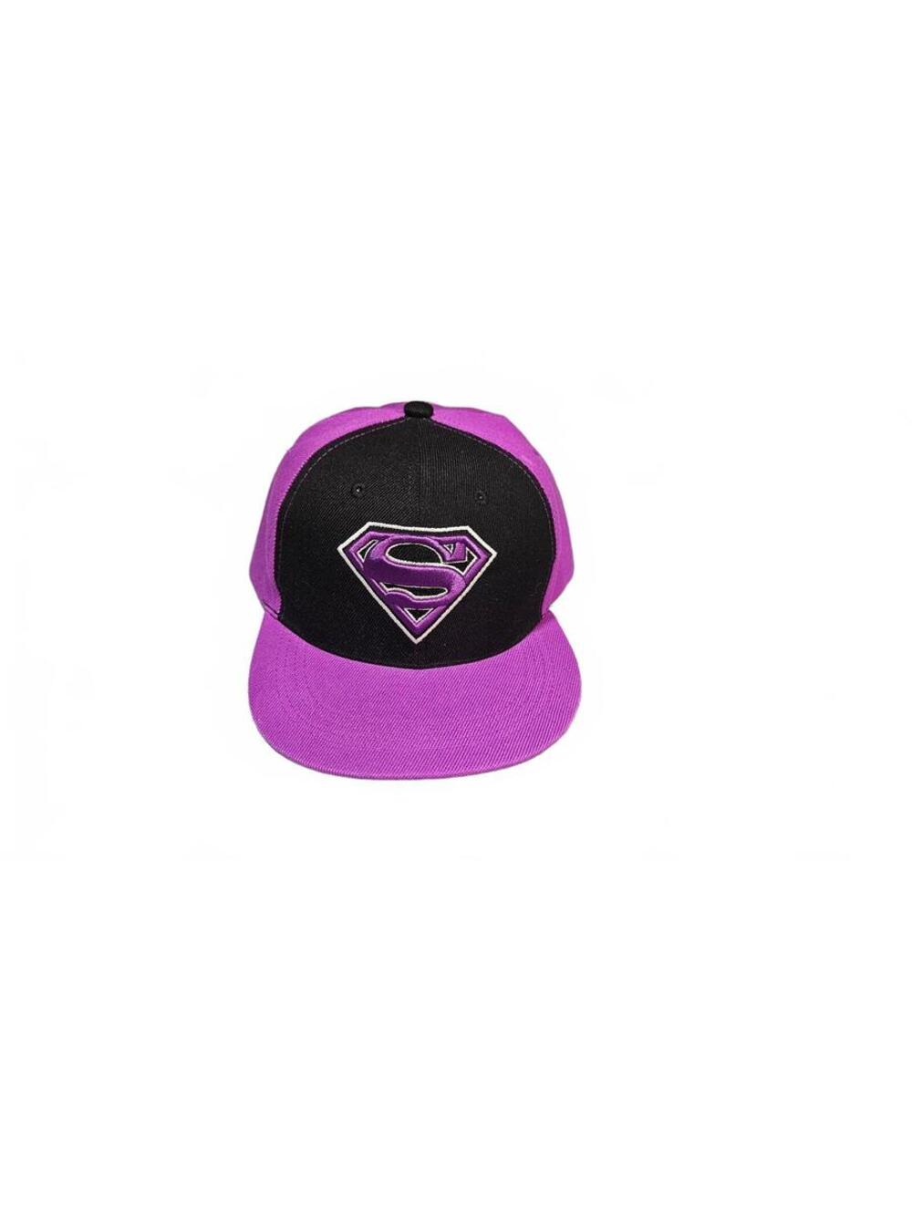 Superman Purple and Black Snapback Hat - Six Flags Exclusive